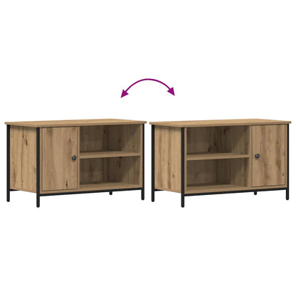TV-skab 80 X 40 X 50 Cm Konstrueret Træ - Billede 10