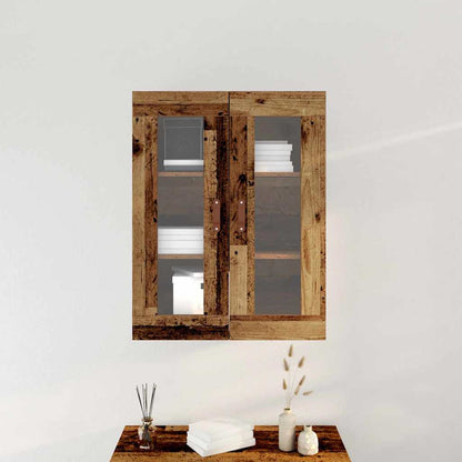 Vægskab 69,5 X 34 X 90 Cm Konstrueret Træ - Billede 4