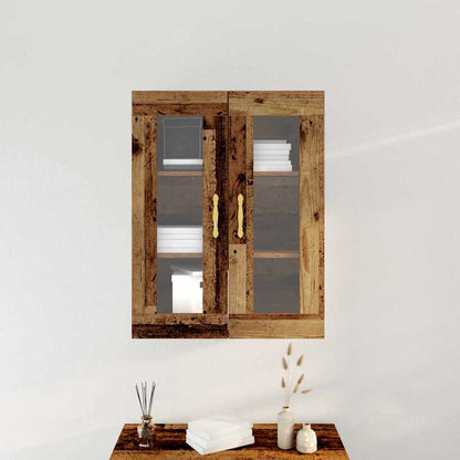 Vægskab 69,5 X 34 X 90 Cm Konstrueret Træ - Billede 4