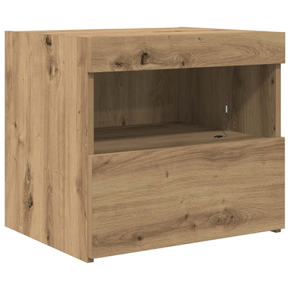 Natskab Egetræ 50 X 40 X 45 Cm Konstrueret Træ - Billede 2