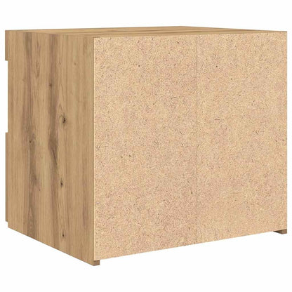 Natskab Egetræ 50 X 40 X 45 Cm Konstrueret Træ - Billede 9