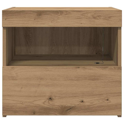 Natskab Egetræ 50 X 40 X 45 Cm Konstrueret Træ - Billede 7