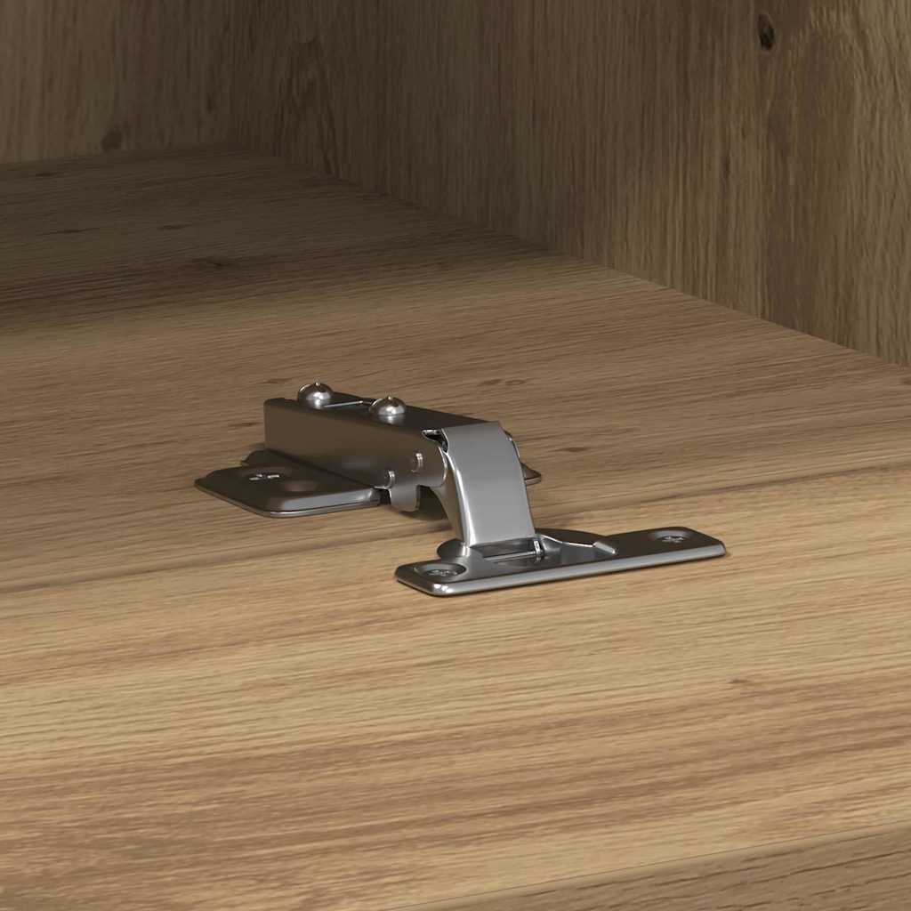 TV Vægskab 100 X 30 X 30 Cm Konstrueret Træ - Billede 9