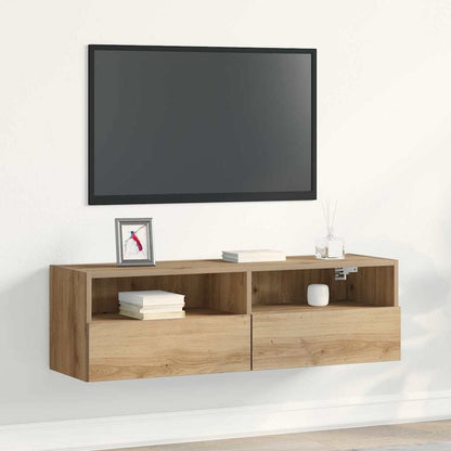 TV Vægskab 100 X 30 X 30 Cm Konstrueret Træ - Hovedbillede