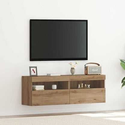 TV Vægskab Konstrueret Træ - Variant 862209