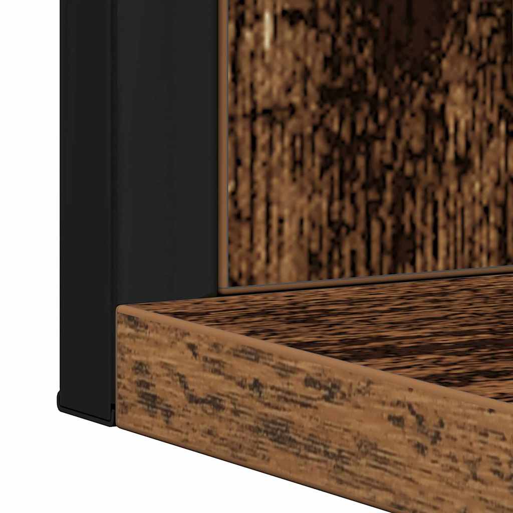 Spejl Med Hylde 50 X 12 X 60 Cm Glas Og Ingeniørtræ - Billede 8