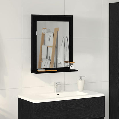 Spejl 50 X 12 X 60 Cm Glas Og Ingeniørtræ - Variant 862222