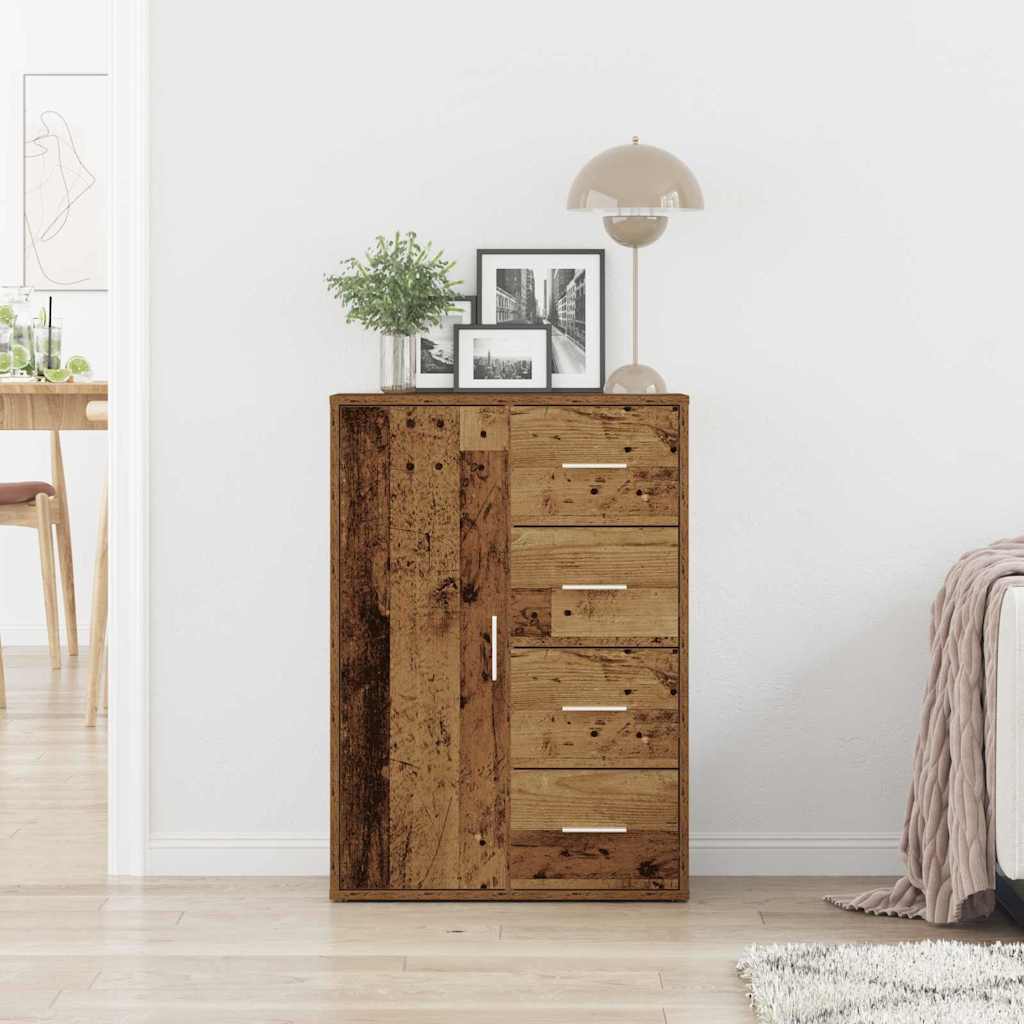 Sideboard 60 X 31 X 84 Cm Konstrueret Træ - Hovedbillede