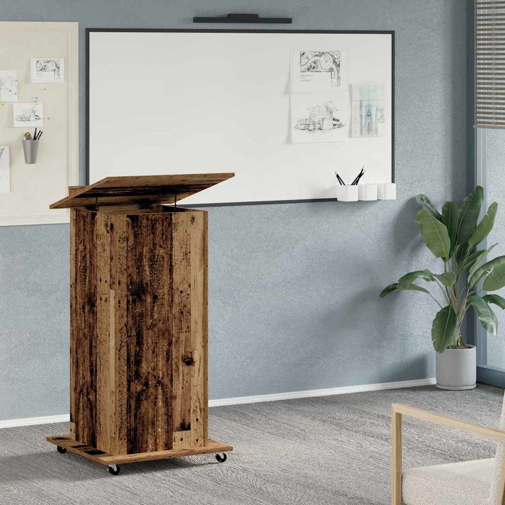 Podium Konstrueret Træ 55 X 55 X 107 Cm - Hovedbillede