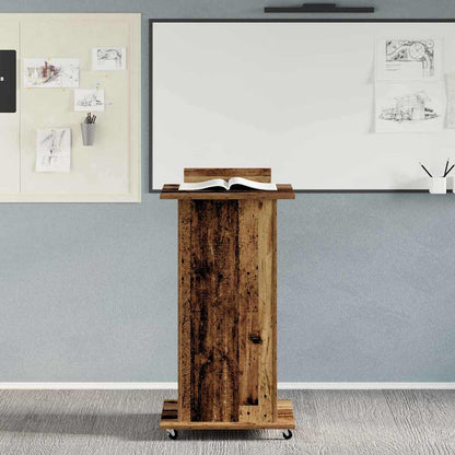 Podium Konstrueret Træ 55 X 55 X 107 Cm - Billede 4