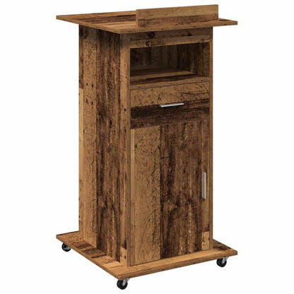 Podium Konstrueret Træ 55 X 55 X 107 Cm - Billede 2