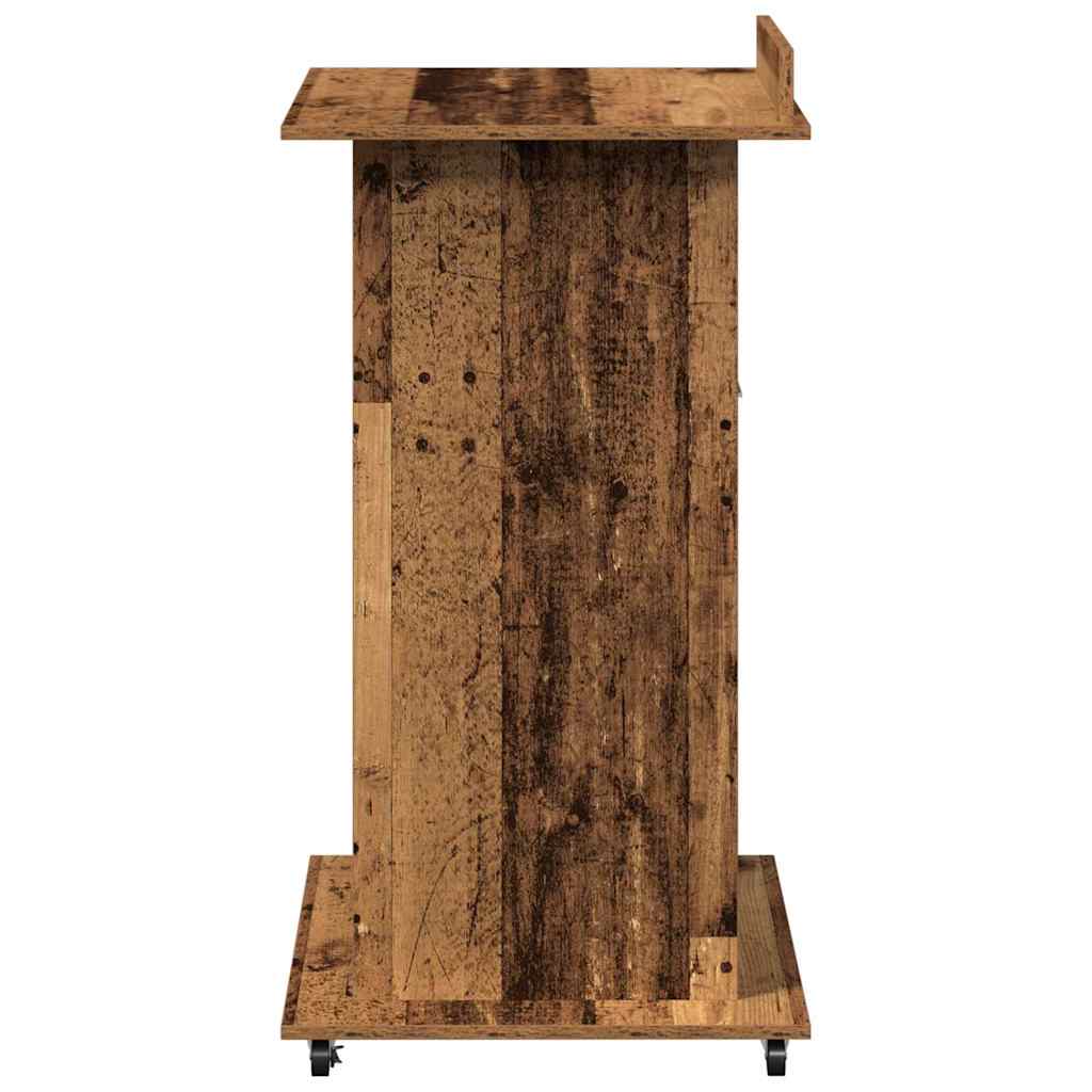 Podium Konstrueret Træ 55 X 55 X 107 Cm - Billede 6