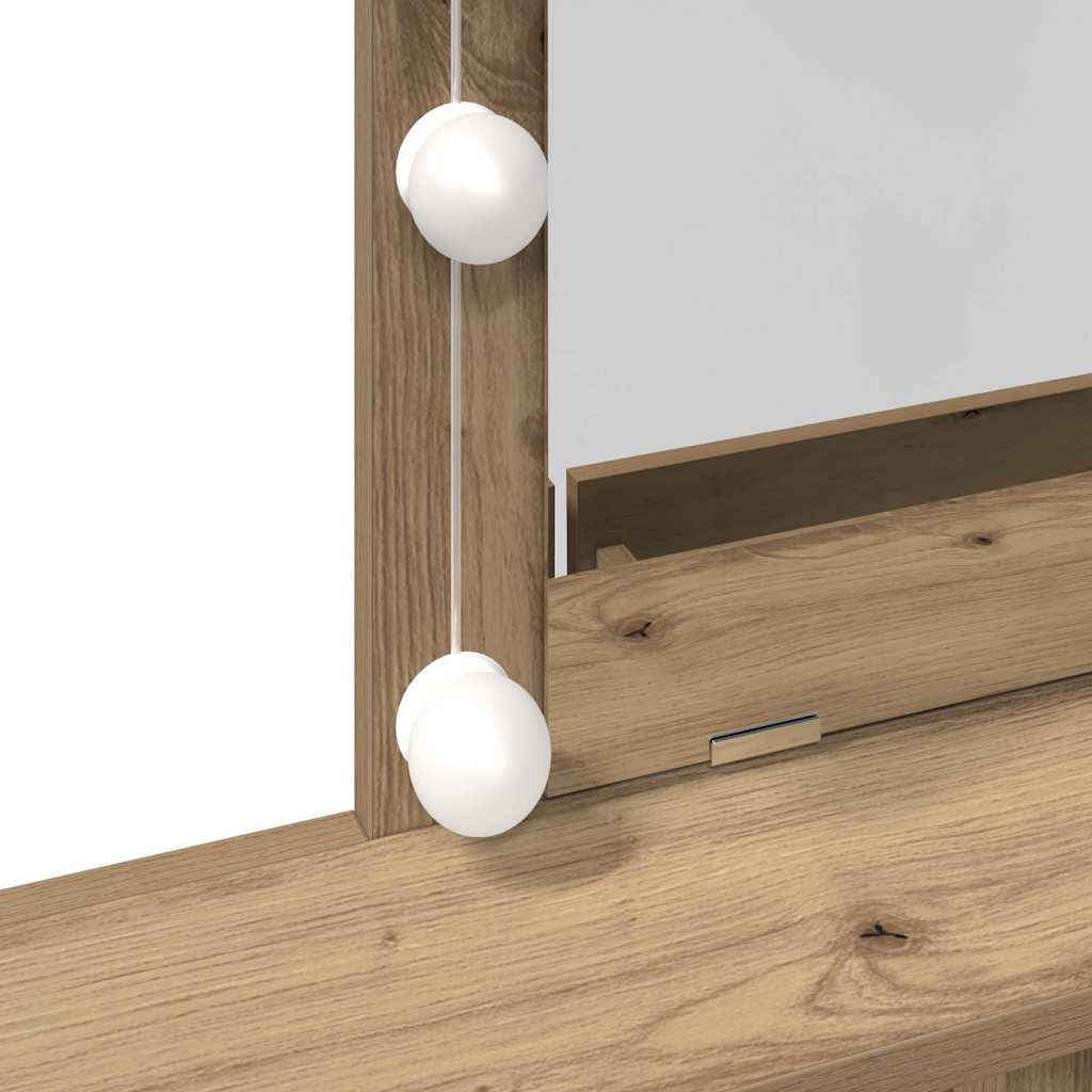 Dressingbord 80 X 41 X 144,5 Cm Konstrueret Træ - Billede 11