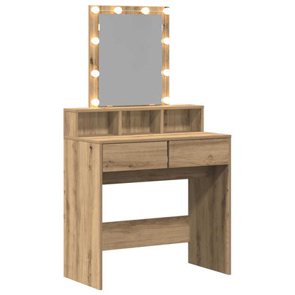 Dressingbord 80 X 41 X 144,5 Cm Konstrueret Træ - Billede 5