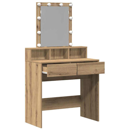 Dressingbord 80 X 41 X 144,5 Cm Konstrueret Træ - Billede 6