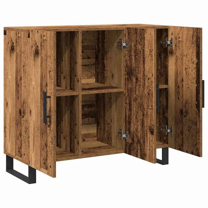 Sideboard 90 X 34 X 80 Cm Konstrueret Træ - Billede 5