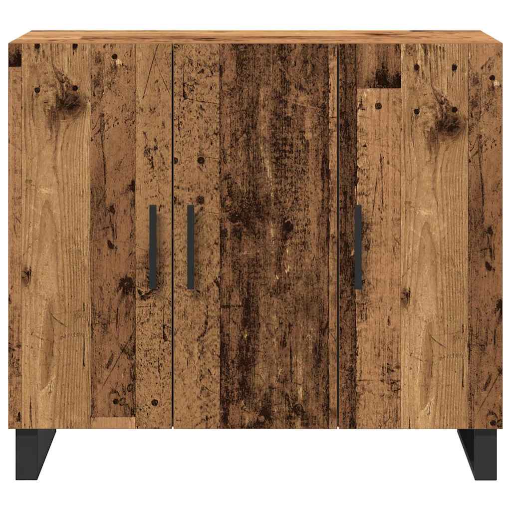 Sideboard 90 X 34 X 80 Cm Konstrueret Træ - Billede 6