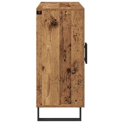 Sideboard 90 X 34 X 80 Cm Konstrueret Træ - Billede 7