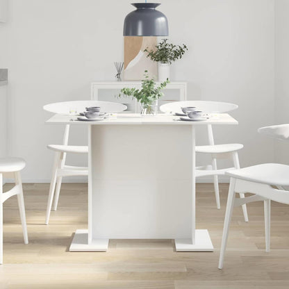 Spisebord 110 X 60 X 75 Cm Konstrueret Træ Rektangulær - Billede 4