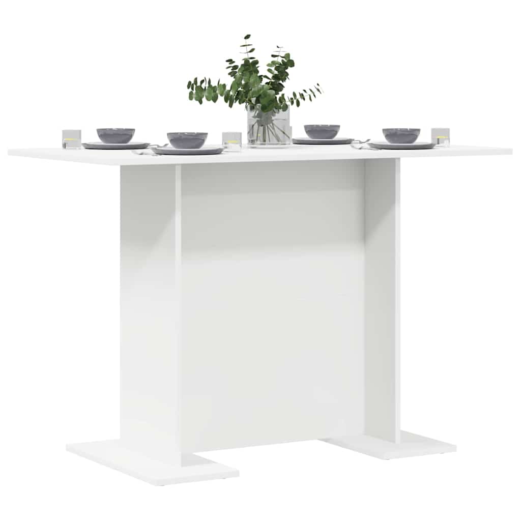 Spisebord 110 X 60 X 75 Cm Konstrueret Træ Rektangulær - Billede 3