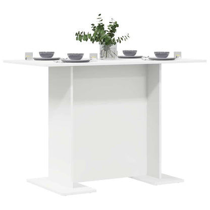 Spisebord 110 X 60 X 75 Cm Konstrueret Træ Rektangulær - Billede 3