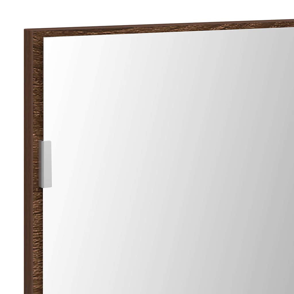 Spejl 80 X 37 Cm Glas Og Ingeniørtræ - Billede 8