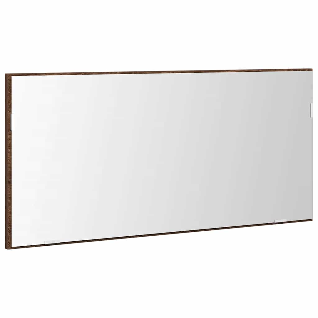 Spejl 80 X 37 Cm Glas Og Ingeniørtræ - Billede 2