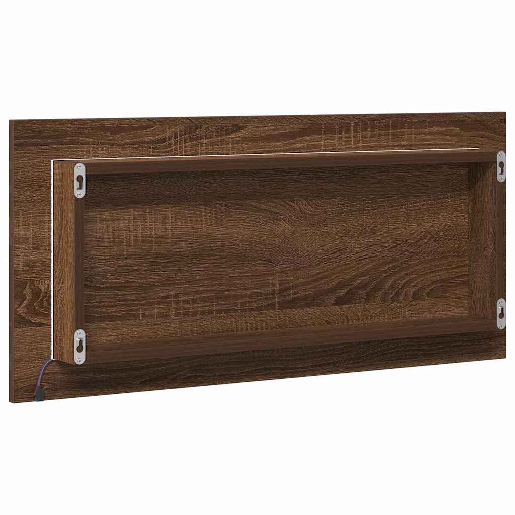 Spejl 80 X 37 Cm Glas Og Ingeniørtræ - Billede 7