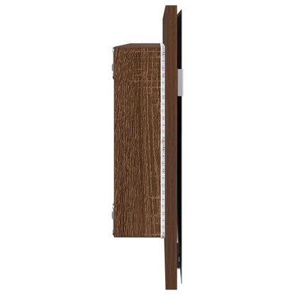 Spejl 80 X 37 Cm Glas Og Ingeniørtræ - Billede 6