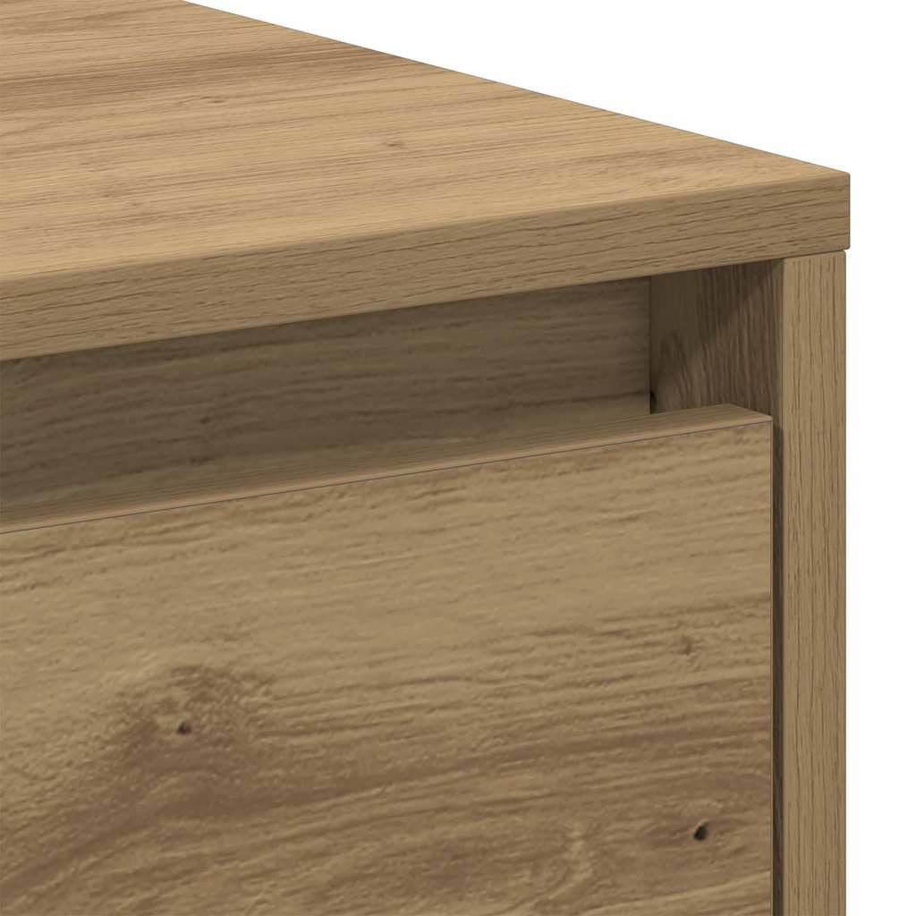 Natbord Egetræ 45 X 34 X 44 Cm Konstrueret Træ - Billede 9