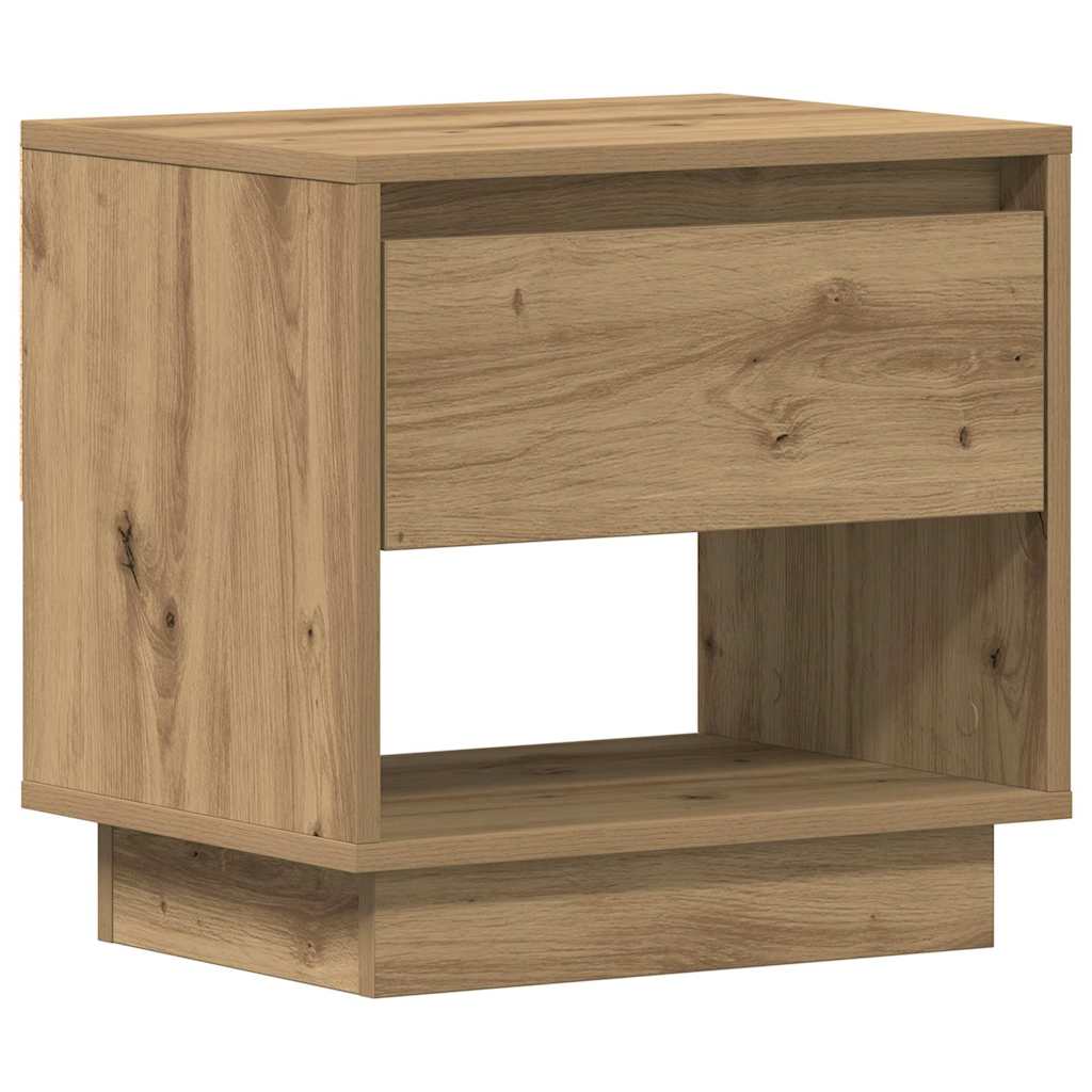 Natbord Egetræ 45 X 34 X 44 Cm Konstrueret Træ - Billede 2