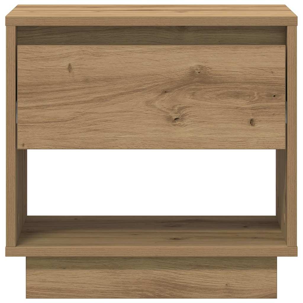 Natbord Egetræ 45 X 34 X 44 Cm Konstrueret Træ - Billede 6