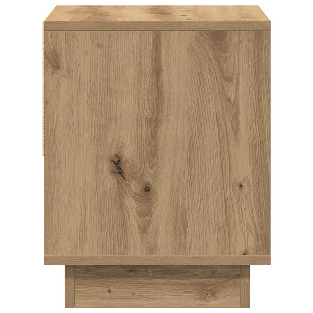 Natbord Egetræ 45 X 34 X 44 Cm Konstrueret Træ - Billede 7
