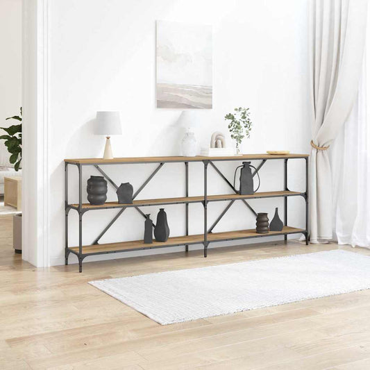 Konsolbord 200 X 30 X 75 Cm Konstrueret Træ - Hovedbillede