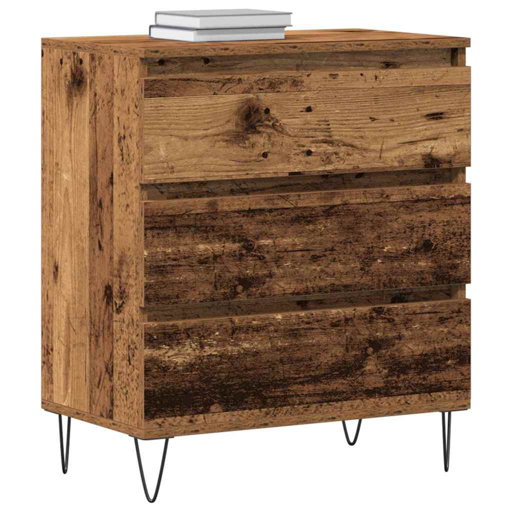 Sideboard 60 X 35 X 70 Cm Konstrueret Træ - Billede 3