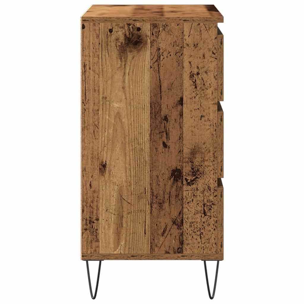 Sideboard 60 X 35 X 70 Cm Konstrueret Træ - Billede 7