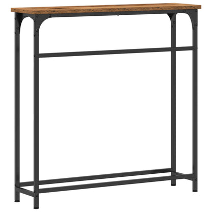 Konsolbord 75x19,5x75 Cm Konstrueret Træ - Billede 7