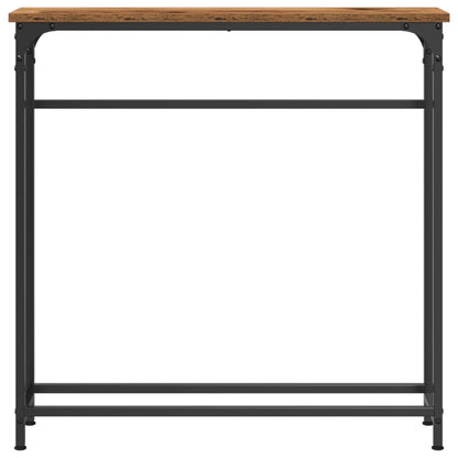 Konsolbord 75x19,5x75 Cm Konstrueret Træ - Billede 5