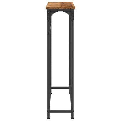 Konsolbord 75x19,5x75 Cm Konstrueret Træ - Billede 6