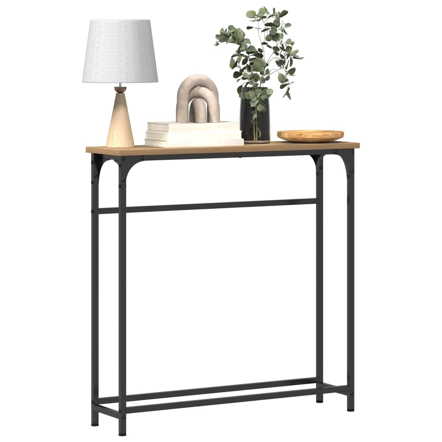 Konsolbord Sonoma Eg 75x19,5x75 Cm Konstrueret - Billede 3