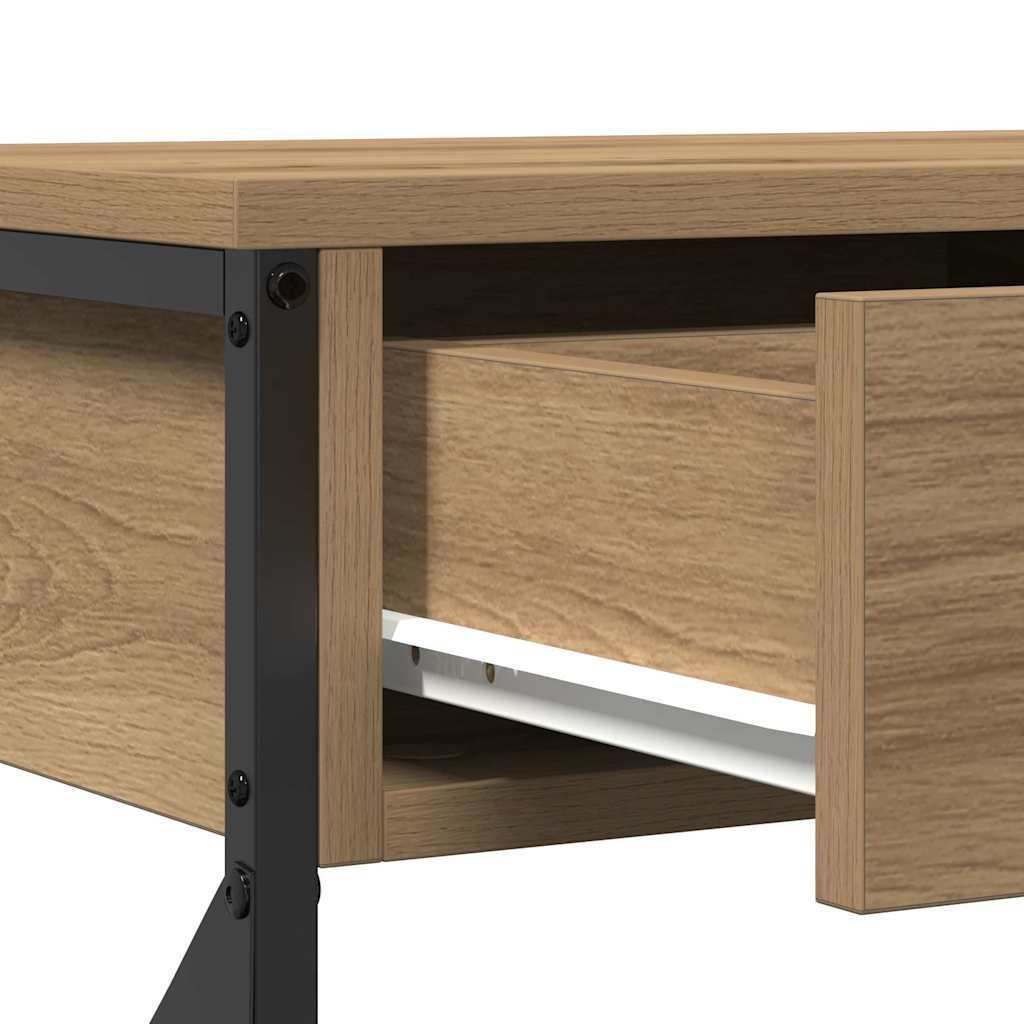 Konsol Bord Laminat Træ Og Metal - Billede 8