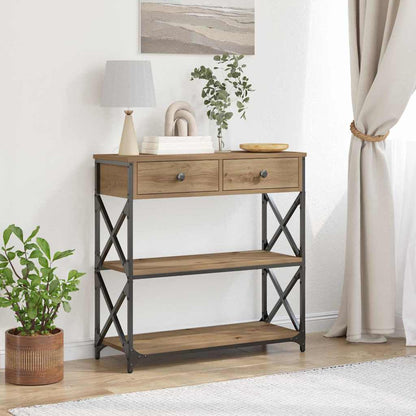 Konsol Bord Laminat Træ Og Metal - Hovedbillede