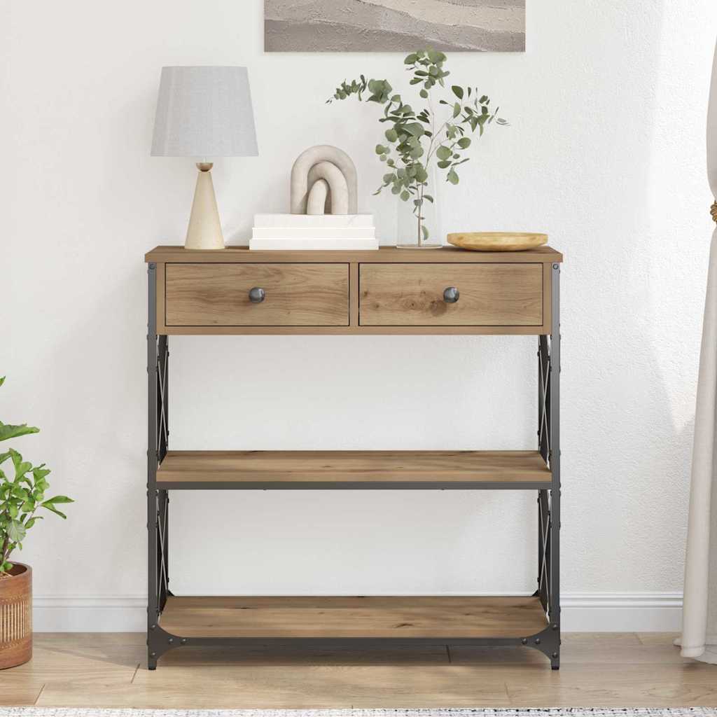 Konsol Bord Laminat Træ Og Metal - Billede 4