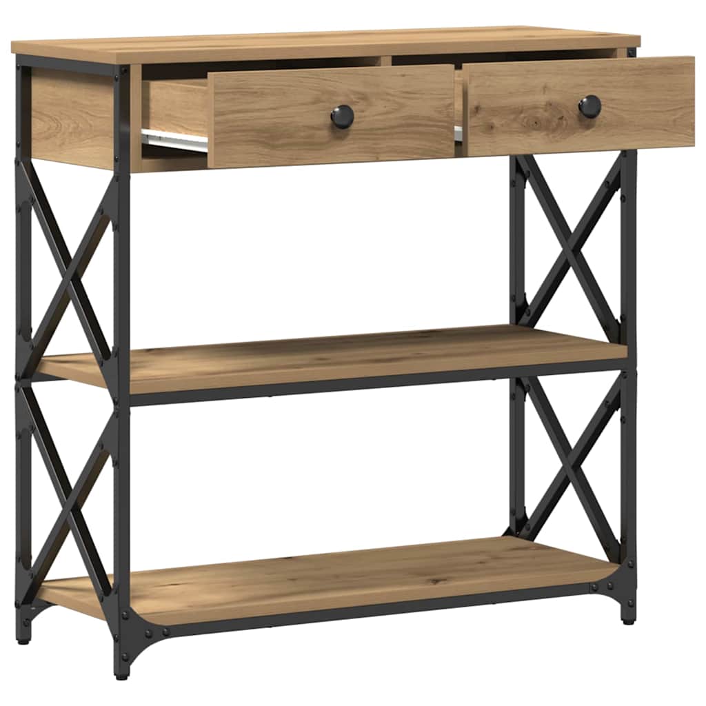 Konsol Bord Laminat Træ Og Metal - Billede 2