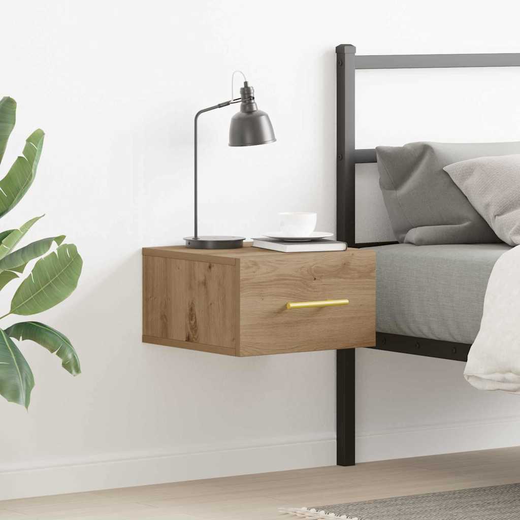 Natskab 35 X 35 X 20 Cm Konstrueret Træ Egetræ - Hovedbillede