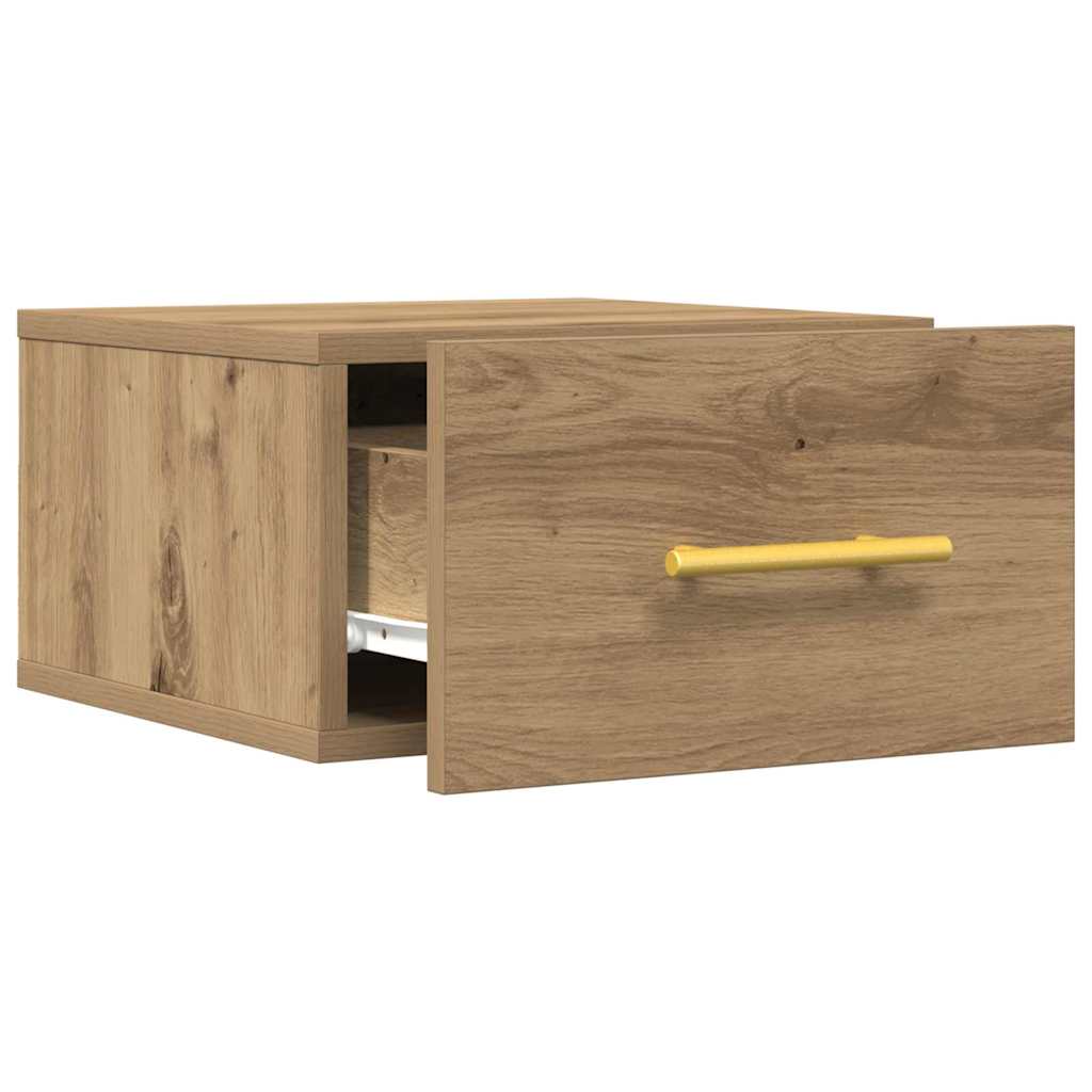 Natskab 35 X 35 X 20 Cm Konstrueret Træ Egetræ - Billede 5