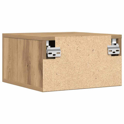 Natskab 35 X 35 X 20 Cm Konstrueret Træ Egetræ - Billede 8
