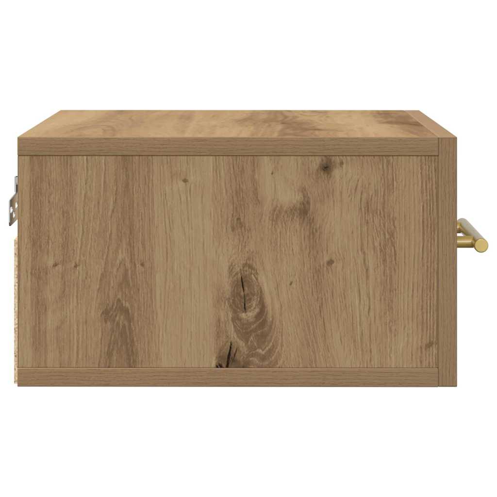 Natskab 35 X 35 X 20 Cm Konstrueret Træ Egetræ - Billede 7