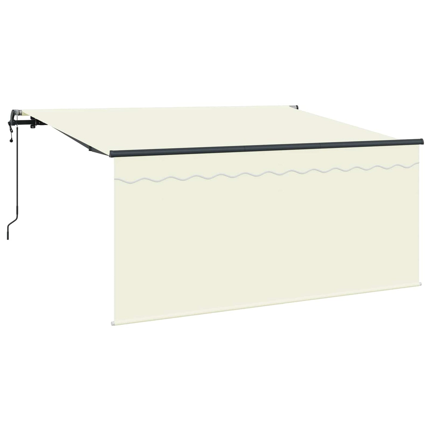Utrækkelig Markise Creme 300 X 200 Cm Stof - Billede 2