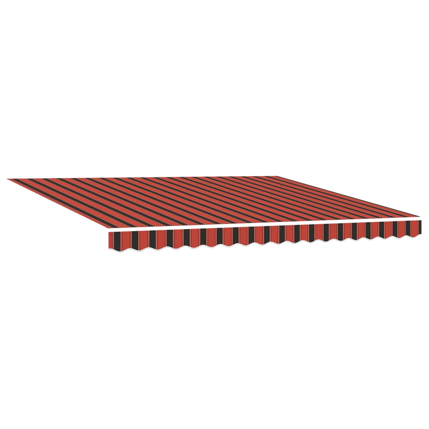 Udtrækkelig Markise Rød Og Sort 350 X 250 Cm Stof Og Aluminium - Billede 4